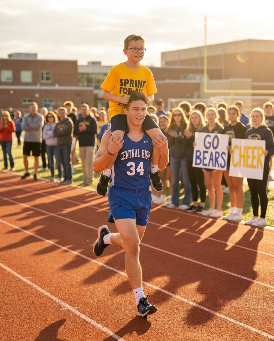 My Son Gave Up First Place to Carry His Friend Across the Finish Line — The Next Day, We Learned What It Would Cost Him
