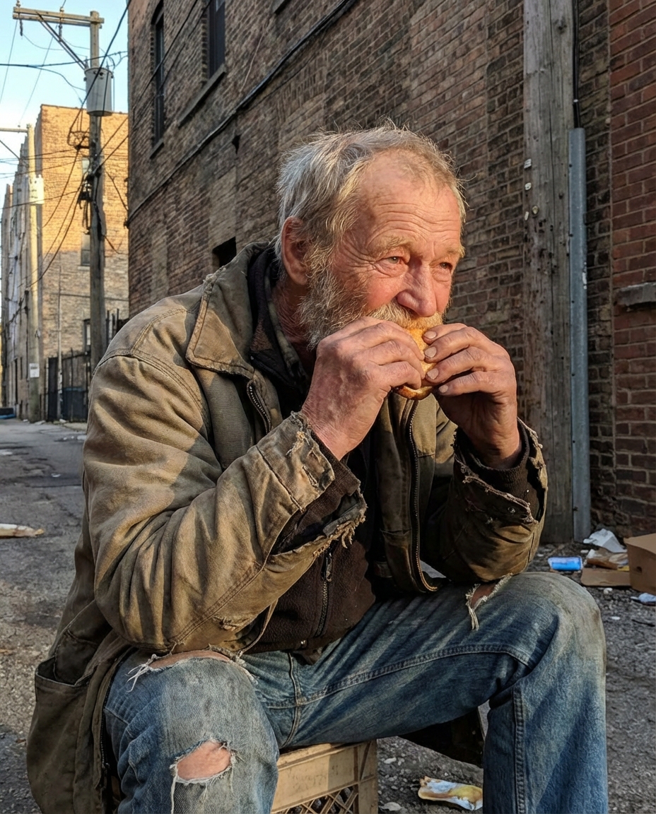 I Shared My Only Meal With a Stranger — The Next Morning, a Black Limousine Changed Everything
