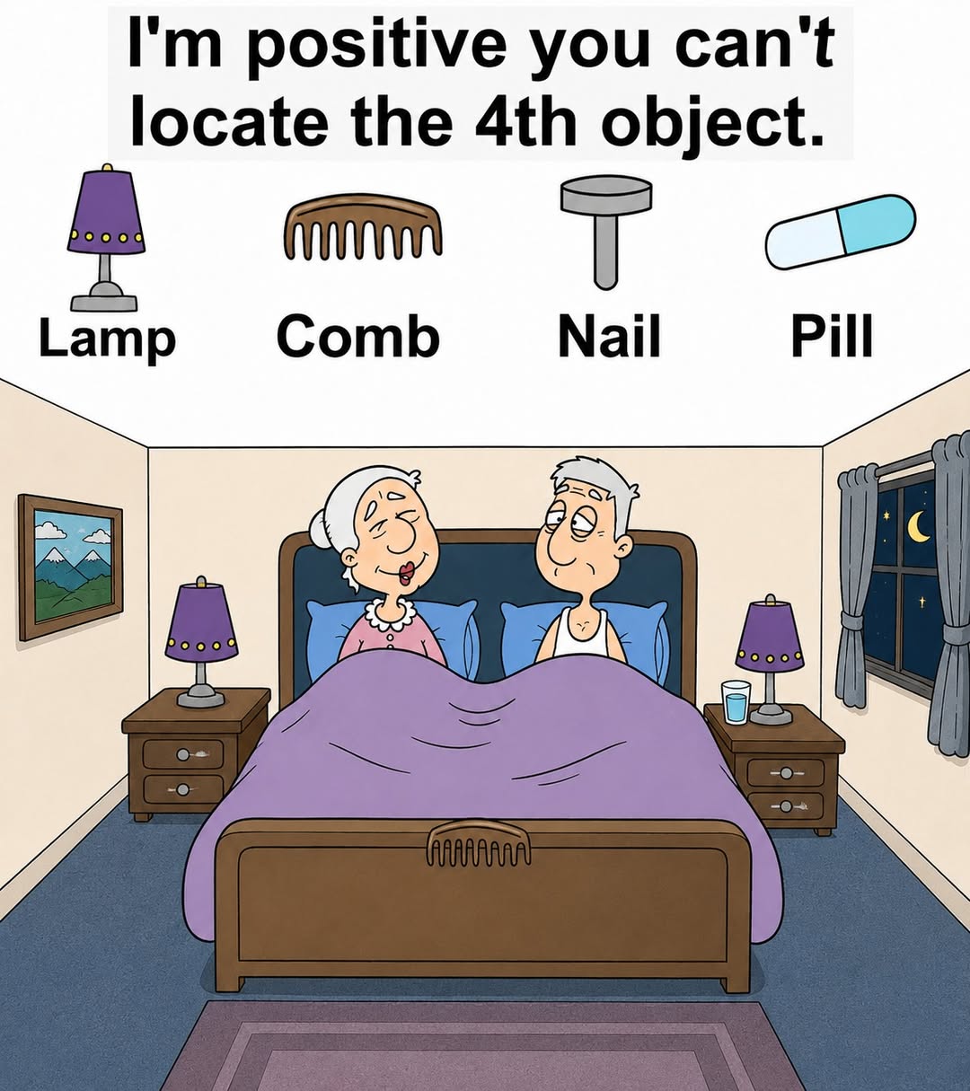 A Simple Bedroom Scene Hides Four Objects Most People Miss at First Glance