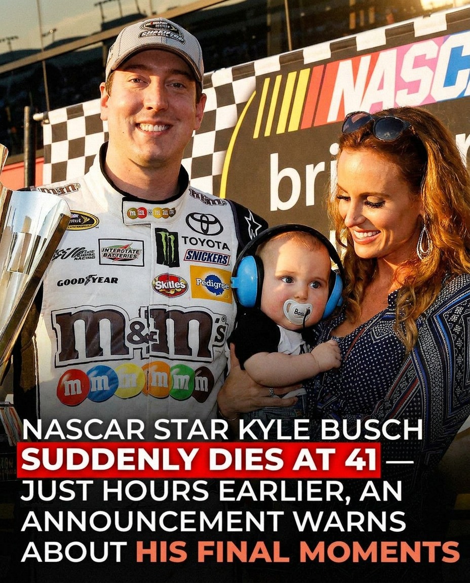 NASCAR Legend Kyle Busch Dies at 41 After Sudden Health Emergency — What We Know So Far