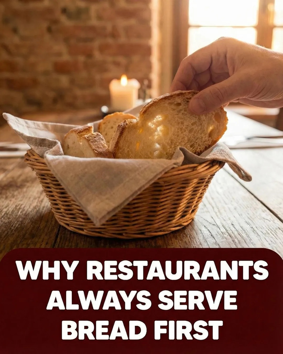 The Real Reason Restaurants Serve Bread Before You Even Order
