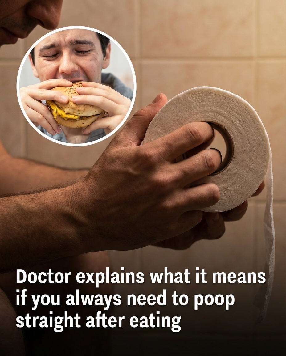 Doctor Reveals Why Some People Need to Use the Bathroom Right After Eating