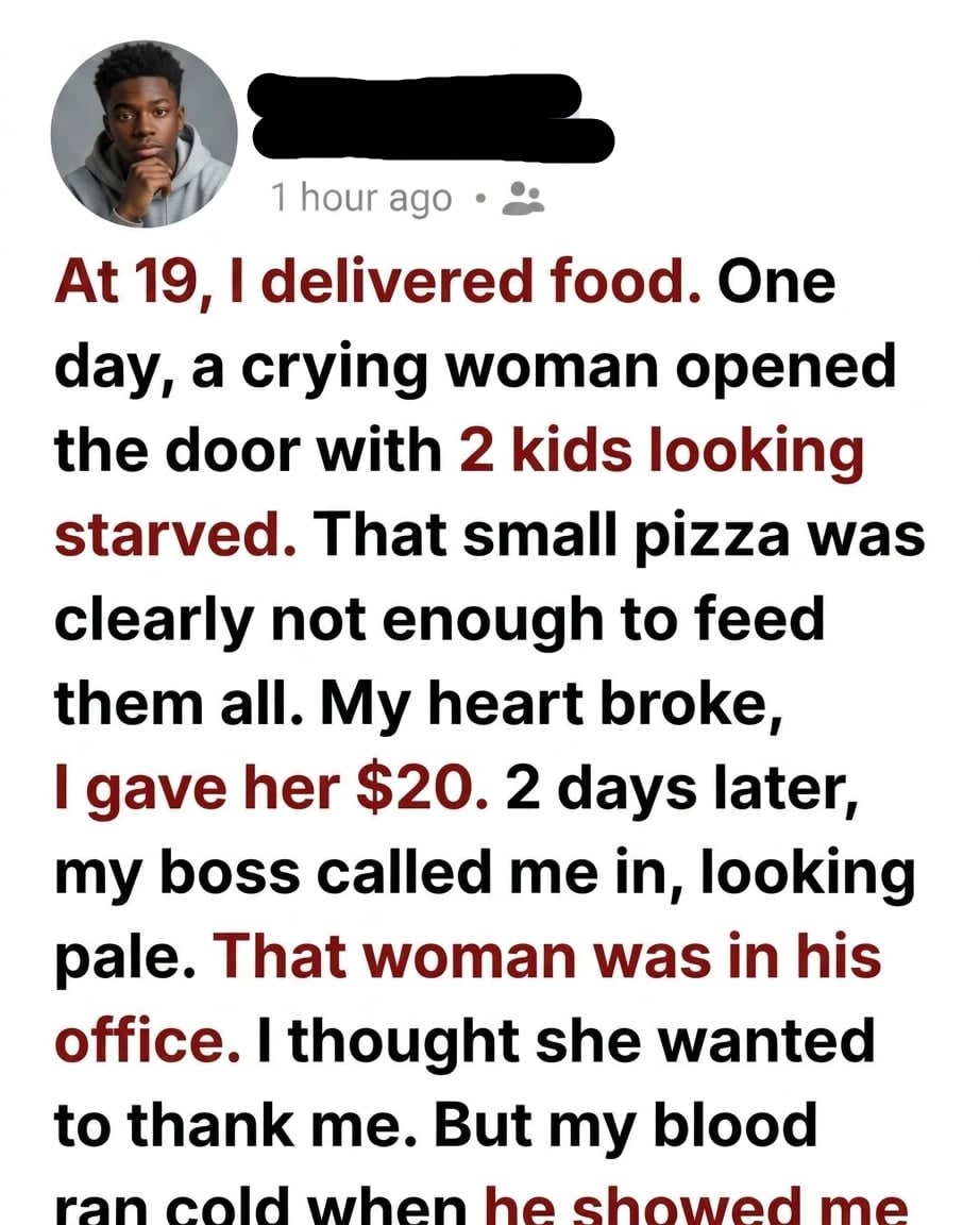 I GAVE AWAY MY LAST  DURING A DELIVERY—TWO DAYS LATER, MY LIFE CHANGED FOREVER