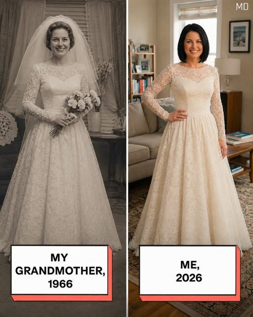 I Chose to Wear My Grandmother’s Wedding Dress—Then a Hidden Note Changed Everything I Knew About My Family