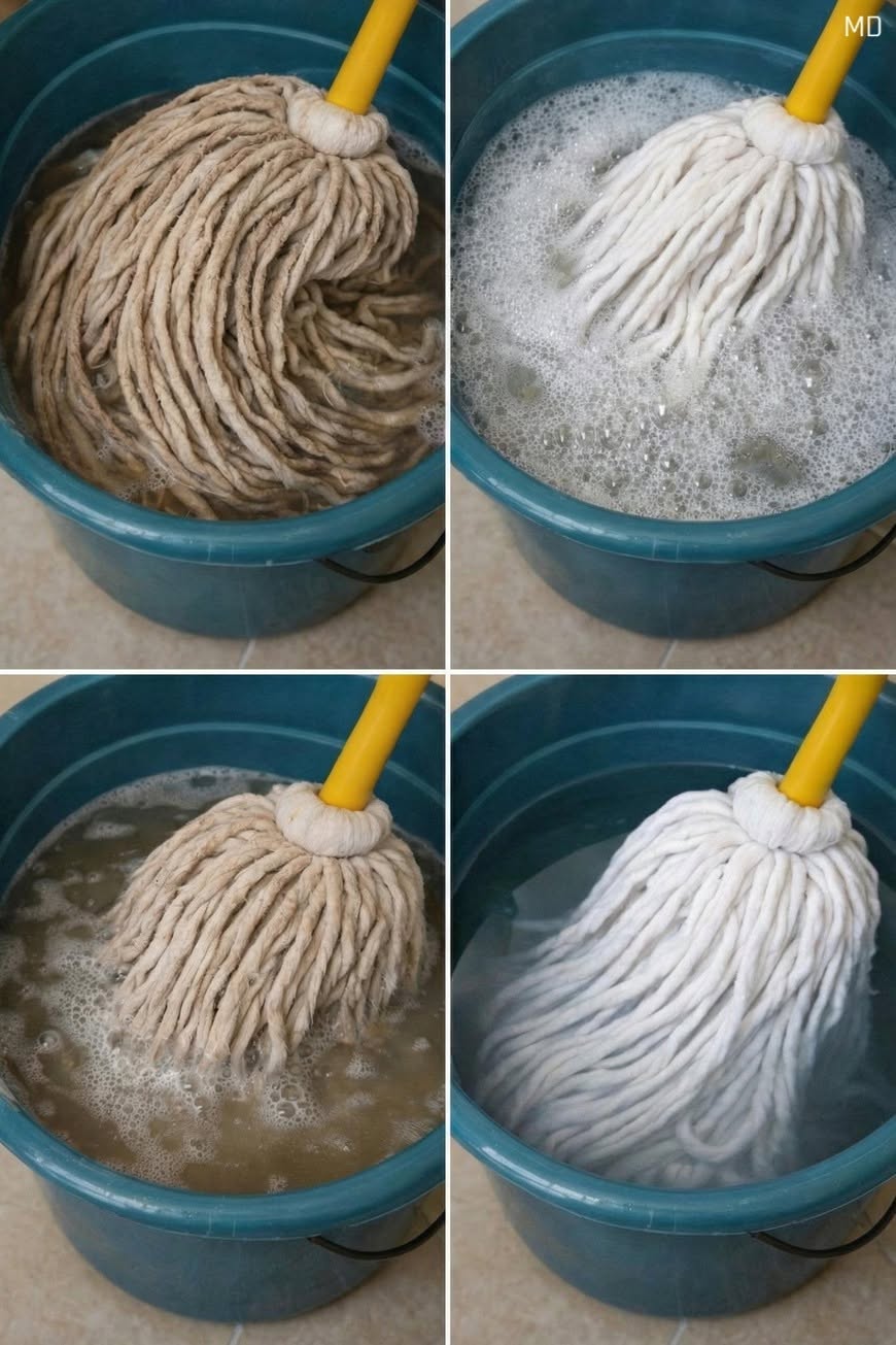 How to Refresh a Dirty Mop and Make It Look Like New Again