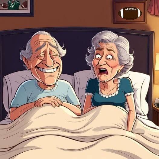 An old couple had been married for 50 years.