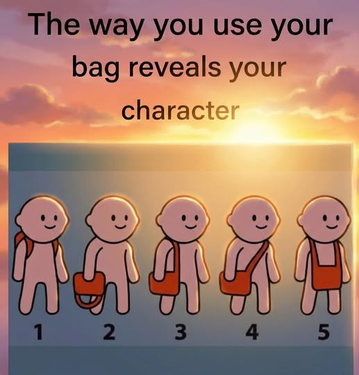 What the Way You Carry Your Bag Might Reveal About You