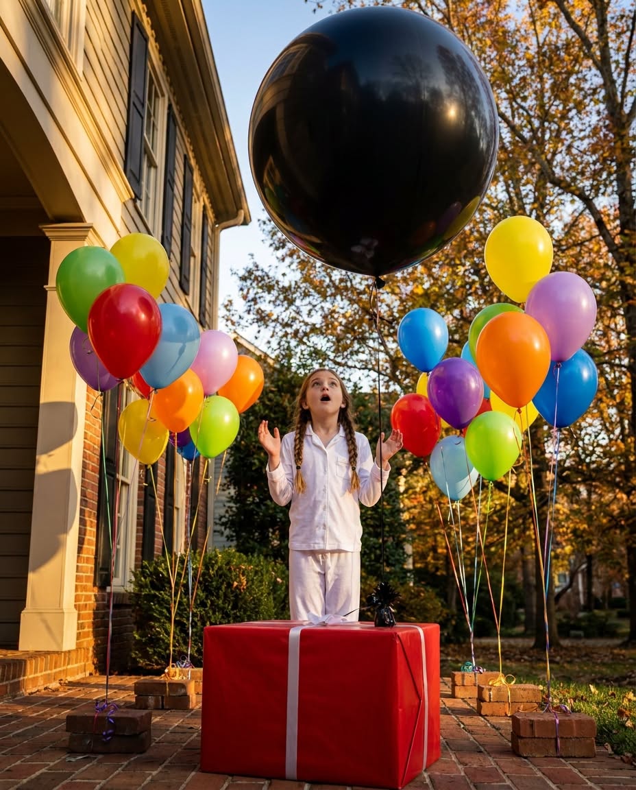 My Little Sister Spent Her Lunch Money on a Hospital Boy’s Birthday Cake — The Next Morning, a Red Box Appeared on Our Lawn