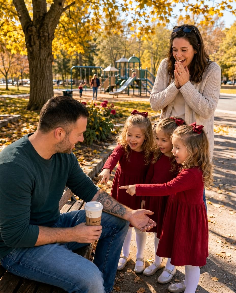 Triplets Noticed My Broken Compass Tattoo — Then Said Their Mother Had the Same One