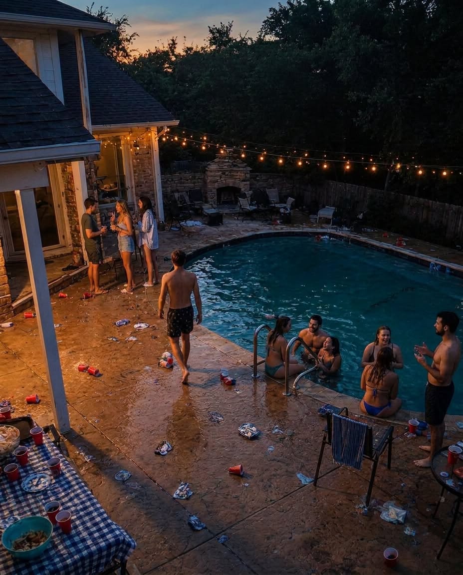 My Neighbors Used My Pool for Their July 4th Party — Then I Showed Everyone the Footage