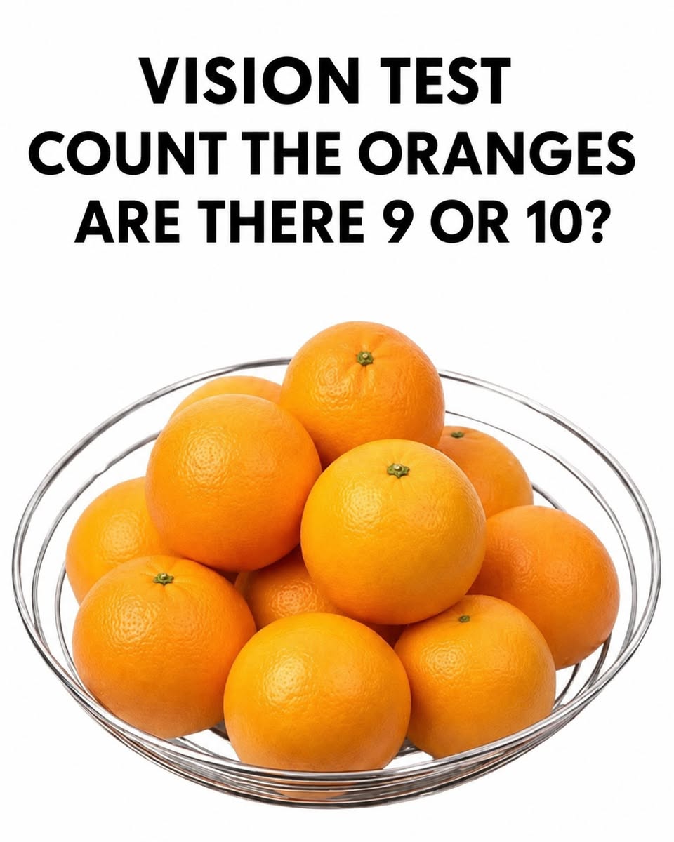 VSISION TEST: Count the Oranges.