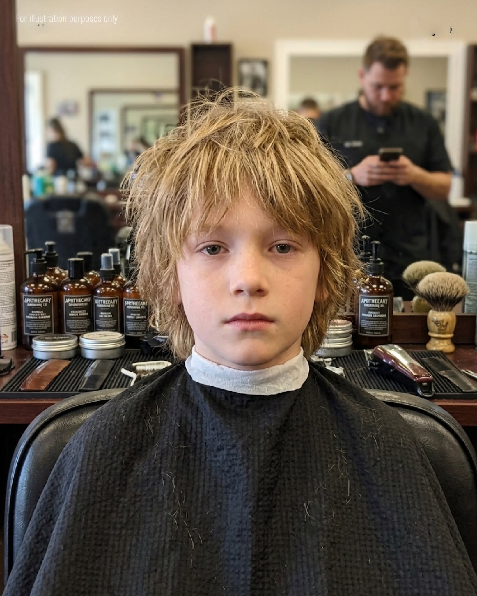My 9-year-old son went in for a haircut. Then the new barber pulled me aside and whispered, “Check behind his left ear.” Twenty minutes later, two police cars were outside my house. My 9-year-old son went in for a haircut. Then the new barber pulled me aside and whispered, “Check behind his left ear.” Twenty minutes later, two police cars were outside my house.