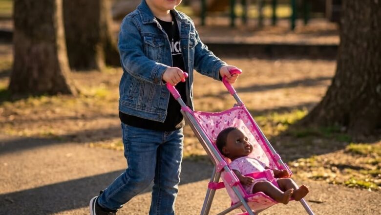 My 6-Year-Old Was Mocked for Pushing a Baby Doll—Then His One Question Left Every Boy at the Park Silent
