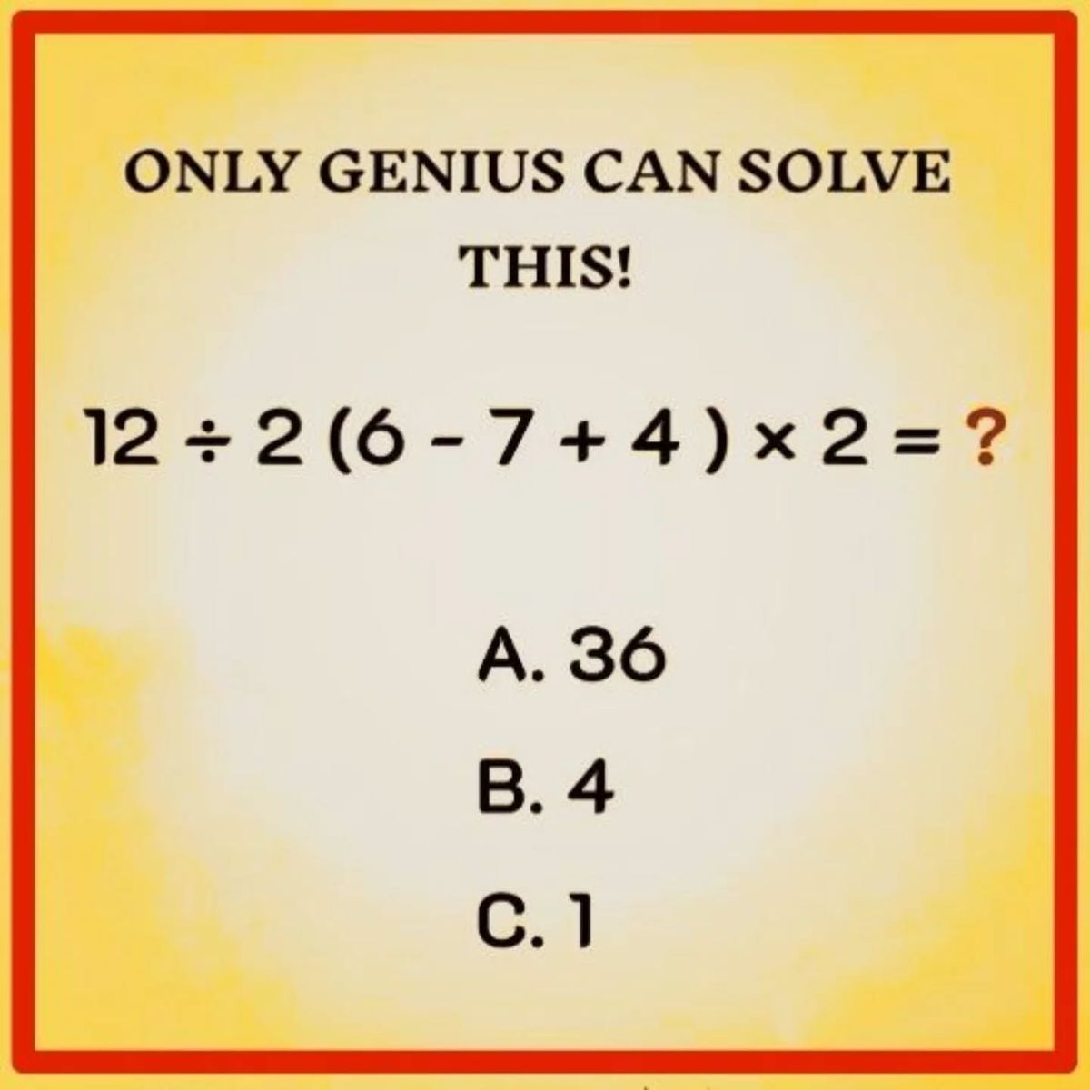 The Tricky Math Puzzle The Tricky Math Puzzle