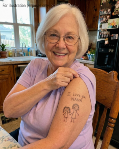 My Husband Told Me to Remove the Tattoo My Granddaughter Drew for Me — Days Later, I Learned Why He Really Hated It My Husband Told Me to Remove the Tattoo My Granddaughter Drew for Me — Days Later, I Learned Why He Really Hated It