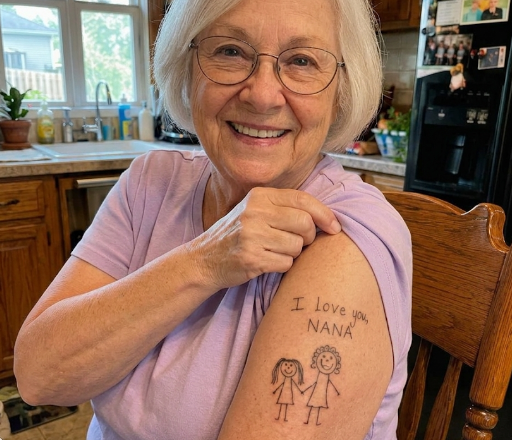 My Husband Told Me to Remove the Tattoo My Granddaughter Drew for Me — Days Later, I Learned Why He Really Hated It