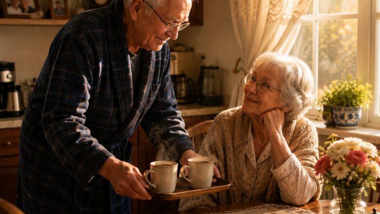 After 52 Years of Marriage, He Still Brings Her Coffee Every Morning