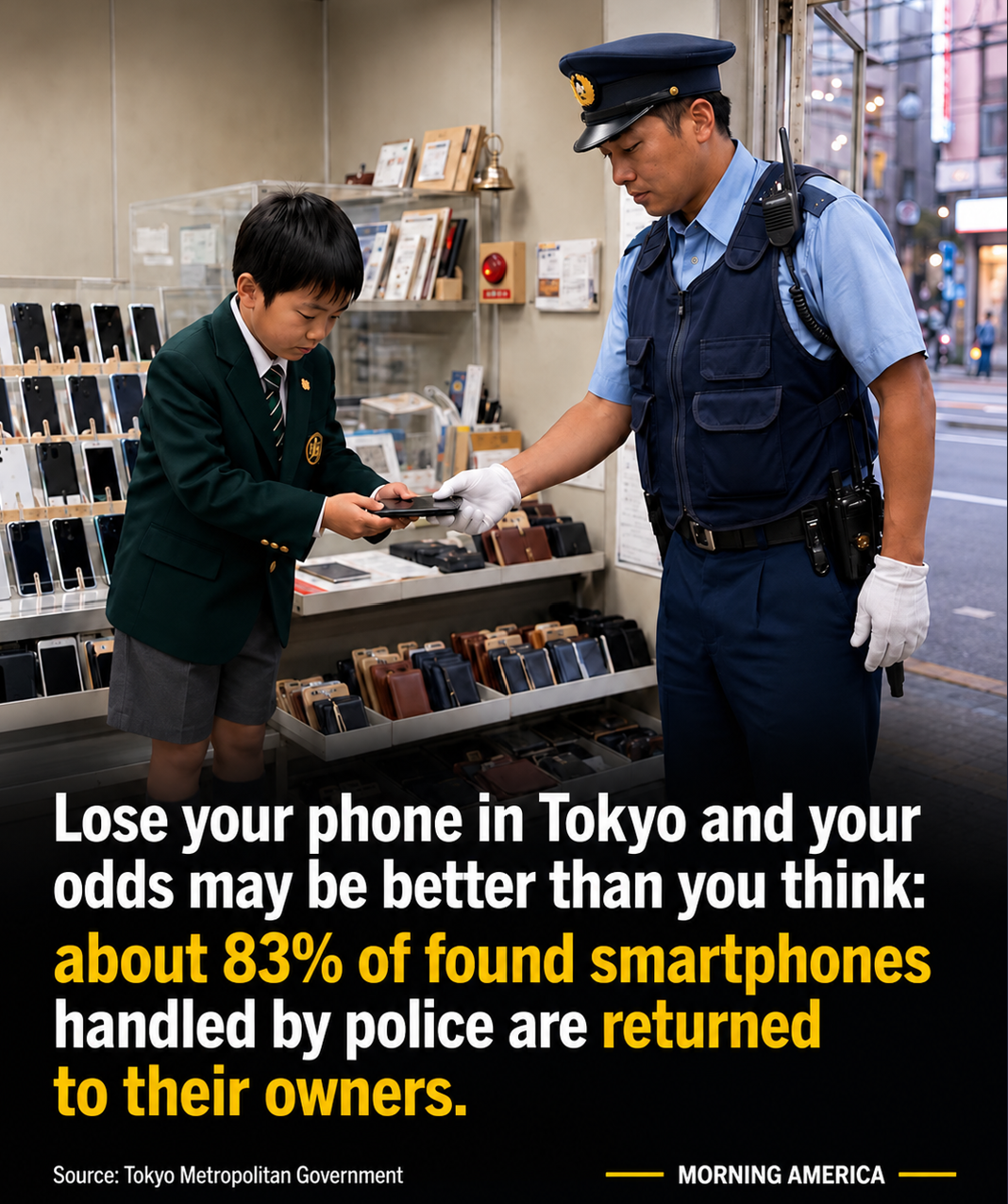 Lose Your Phone in Tokyo? Why So Many Found Smartphones Make It Back to Their Owners