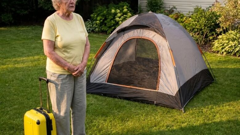 My Daughter-in-Law Made Me Sleep in a Tent — Then My Son Came Home a Day Early