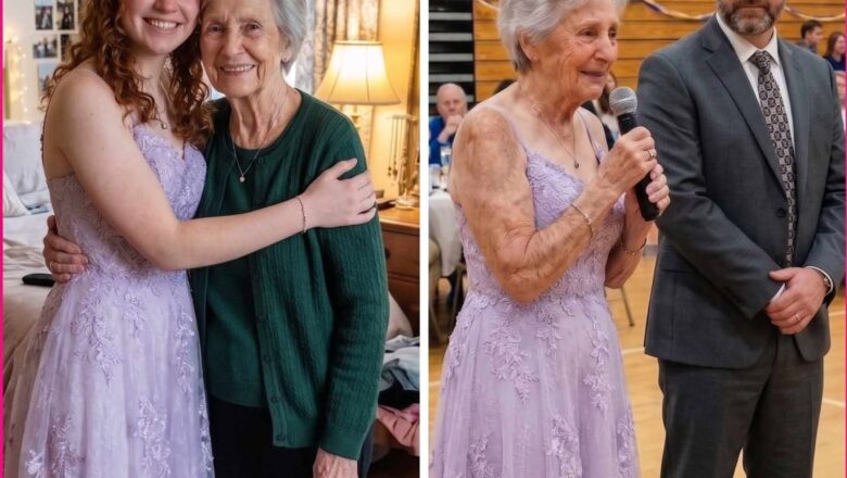 I wore my late granddaughter’s prom dress because she never got the chance — then I found her handwriting hidden inside a secret pocket