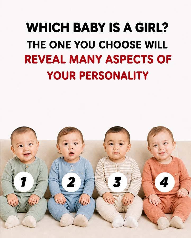Which Baby Is a Girl? The One You Choose Will Reveal Many Aspects of Your Personality
