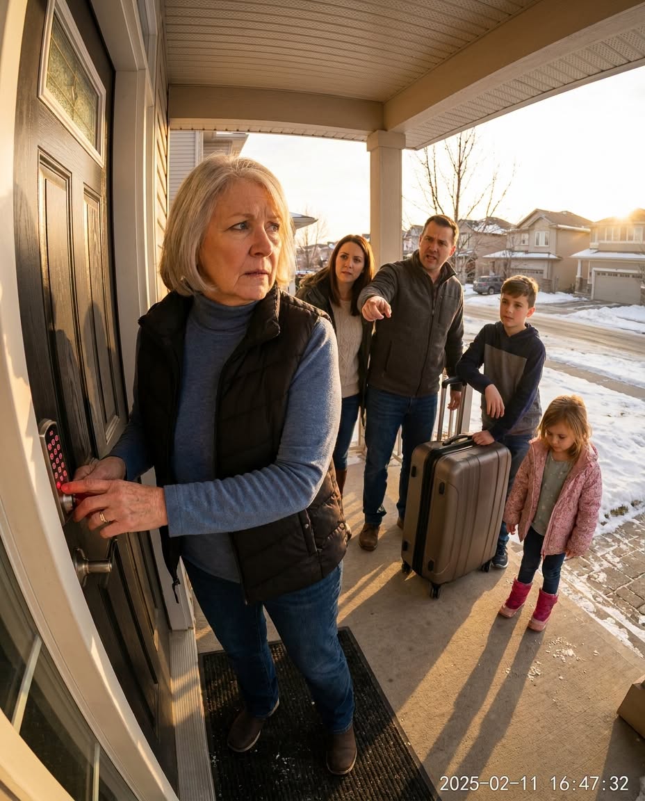 My Mother-in-Law Demanded Our House for New Year’s — Then She Arrived With 10 Guests and Found the Door Locked