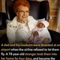 Dad and His 4-Day-Old Baby Were Stranded at an Airport — Then a 78-Year-Old Stranger Stepped In Dad and His 4-Day-Old Baby Were Stranded at an Airport — Then a 78-Year-Old Stranger Stepped In