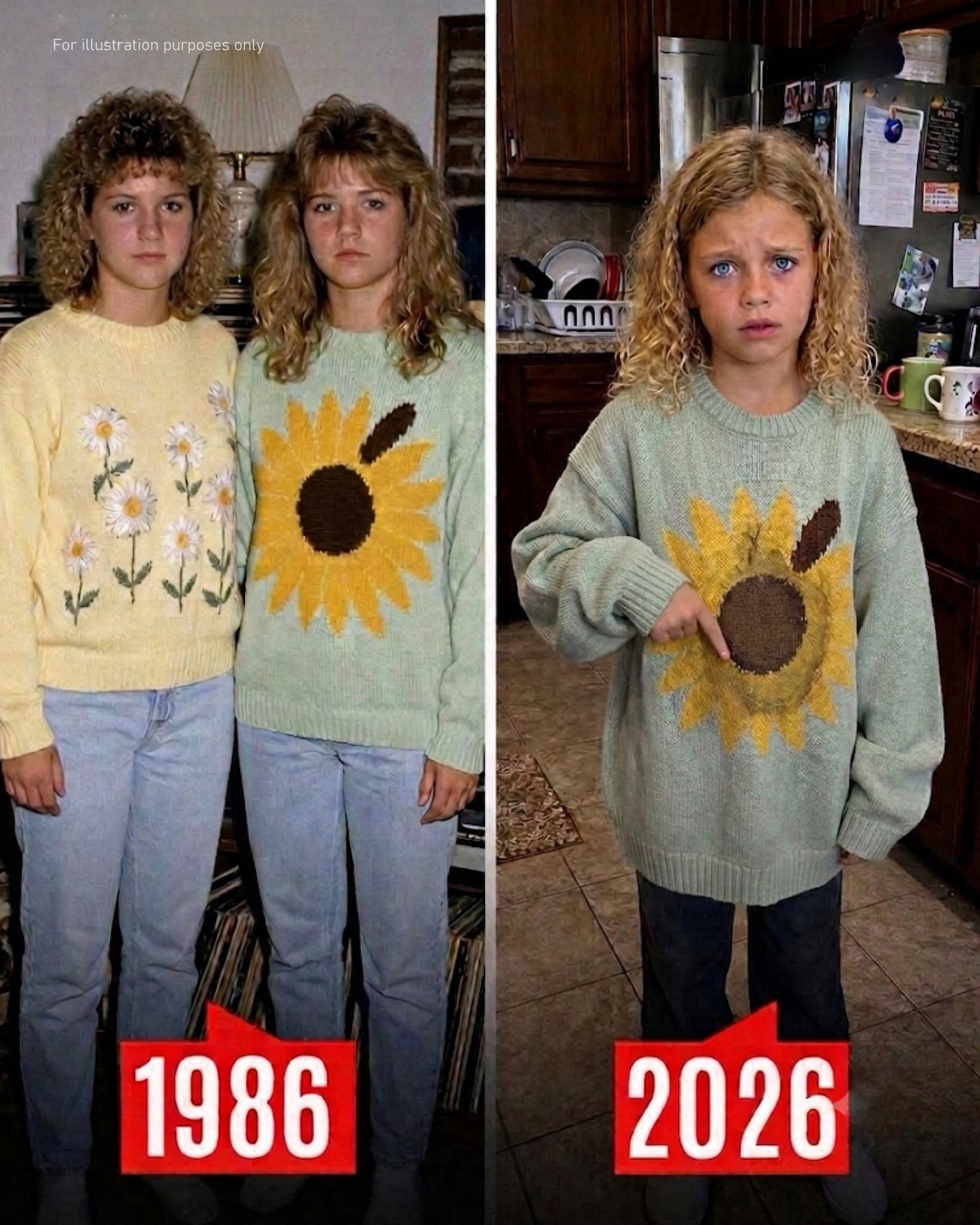 My granddaughter came home wearing my missing twin sister’s sweater — and said, “The school cleaner gave it to me” My granddaughter came home wearing my missing twin sister’s sweater — and said, “The school cleaner gave it to me”