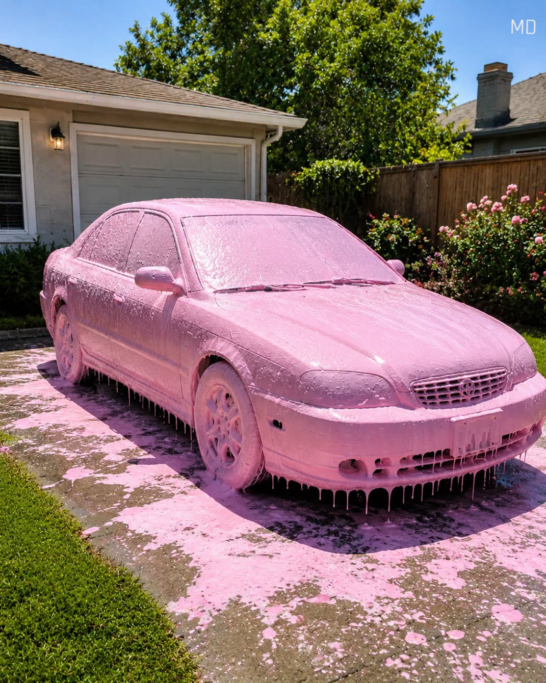 My Neighbor Painted My Entire Car Pink—The Next Morning, She Pounded on My Door Screaming About Her Own Car