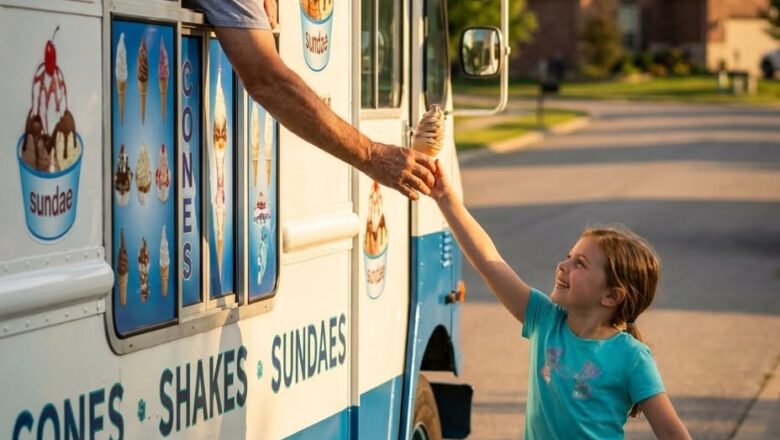 My Daughter Kept Getting Free Ice Cream From One Truck — Then the Driver Handed Me a Photograph From My Childhood