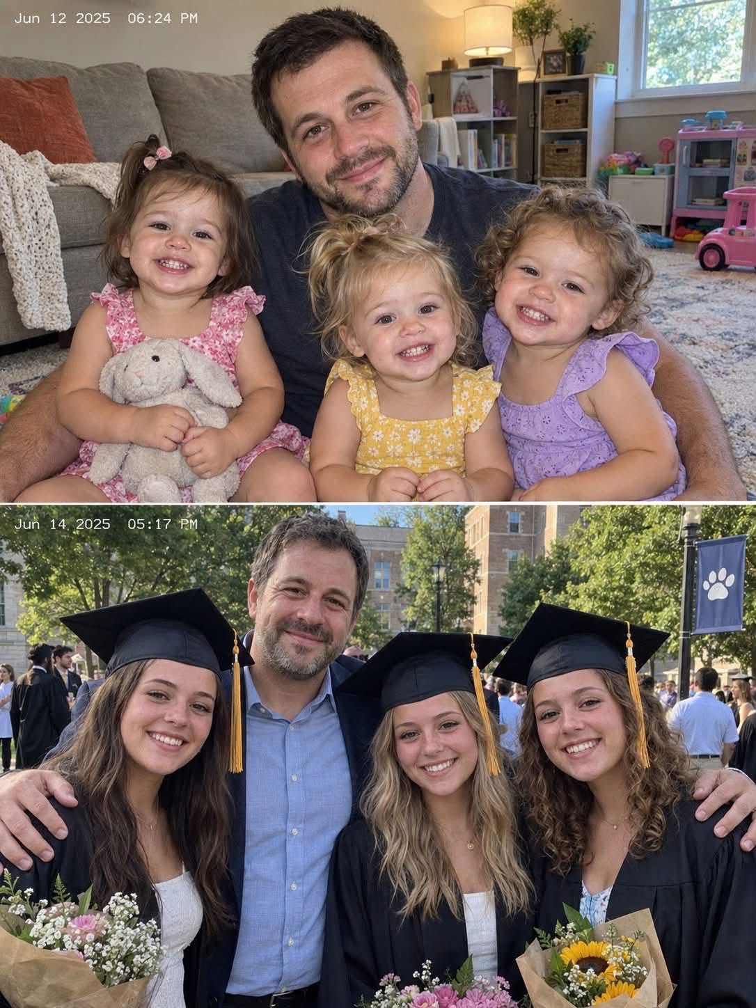 I Raised My Triplet Nieces for 22 Years Then Their College Graduation Revealed the Note Their Father Left Behind