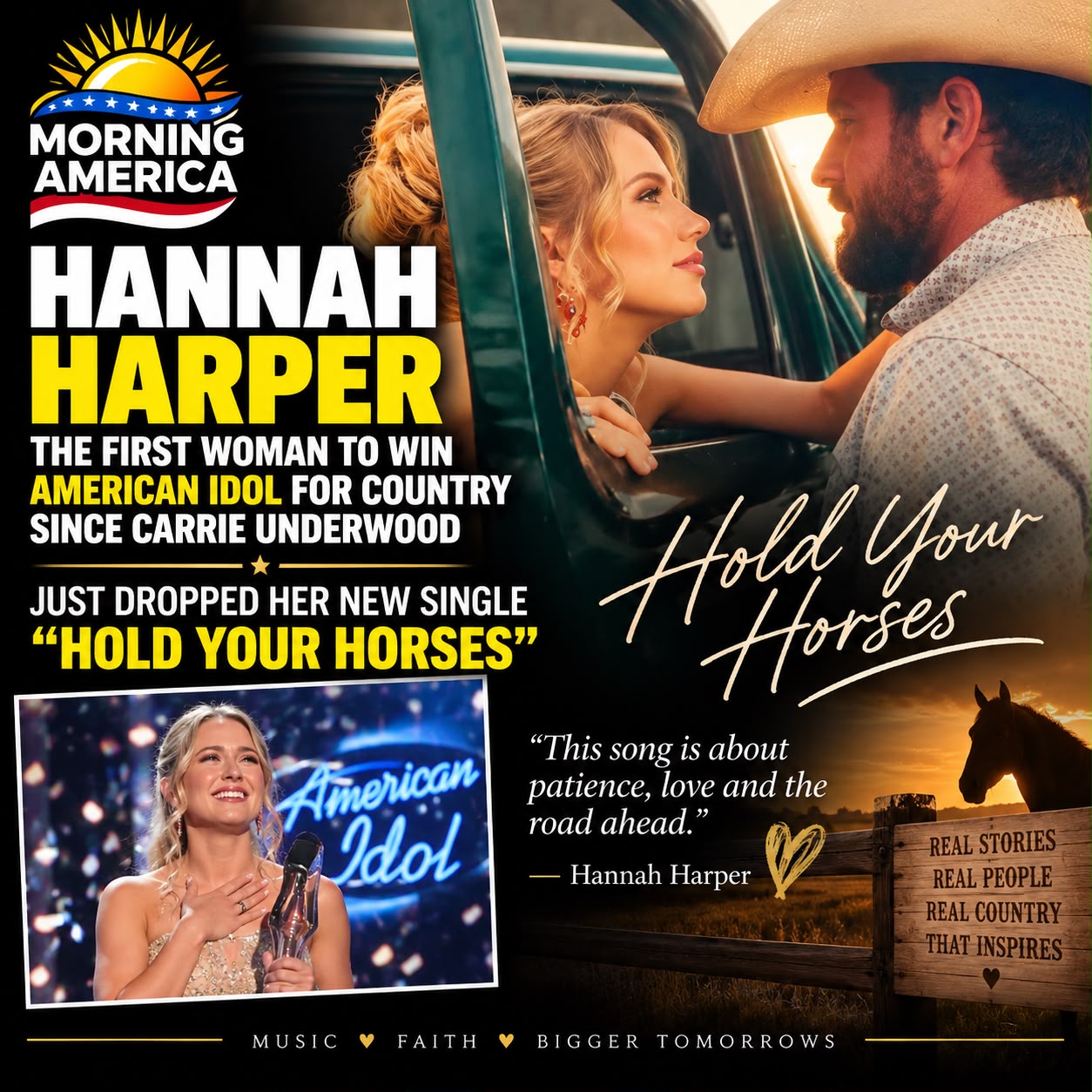 Hannah Harper Makes Her Next Move After American Idol With New Single “Hold Your Horses”