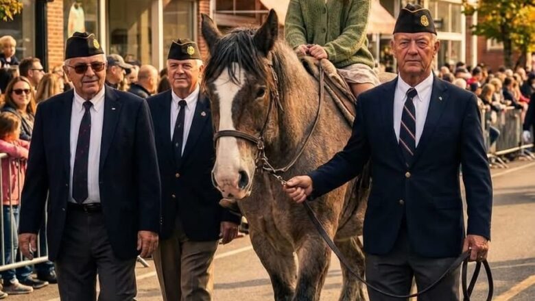 A Parade Committee Rejected a Fatherless Girl and Her One-Eyed Horse — Then 30 Veterans Marched In Beside Her
