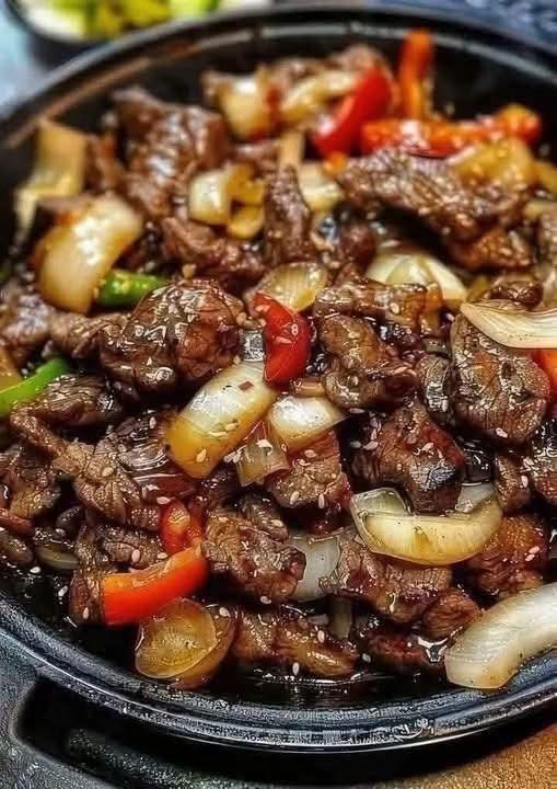 Fiery Chinese Pepper Steak with Onions Fiery Chinese Pepper Steak with Onions