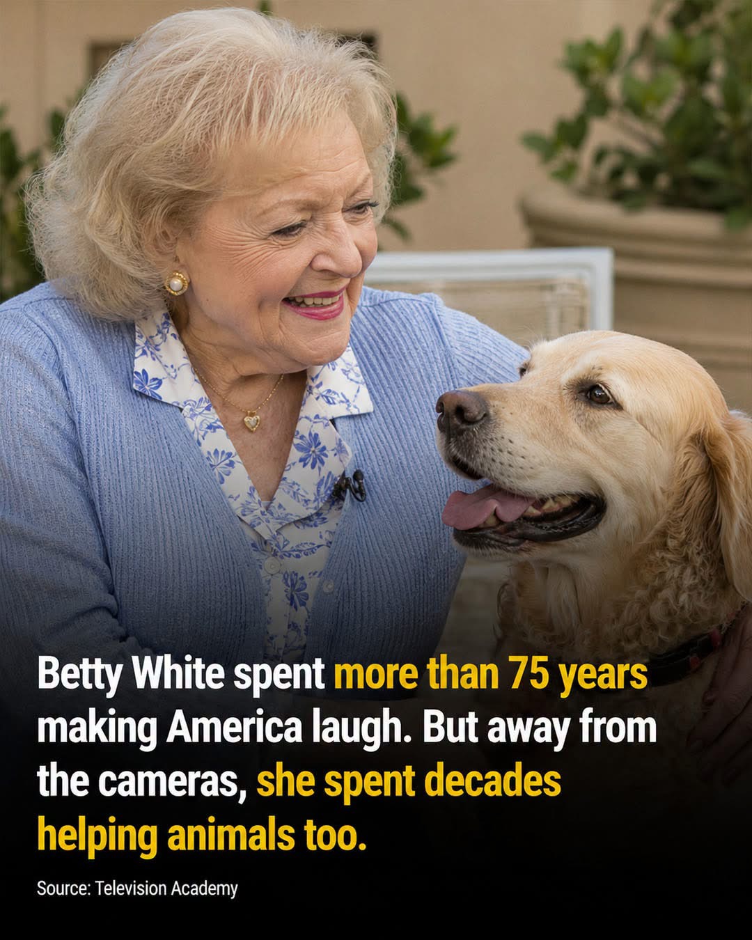Betty White’s Lifelong Love for Animals Was a Beautiful Part of Her Legacy