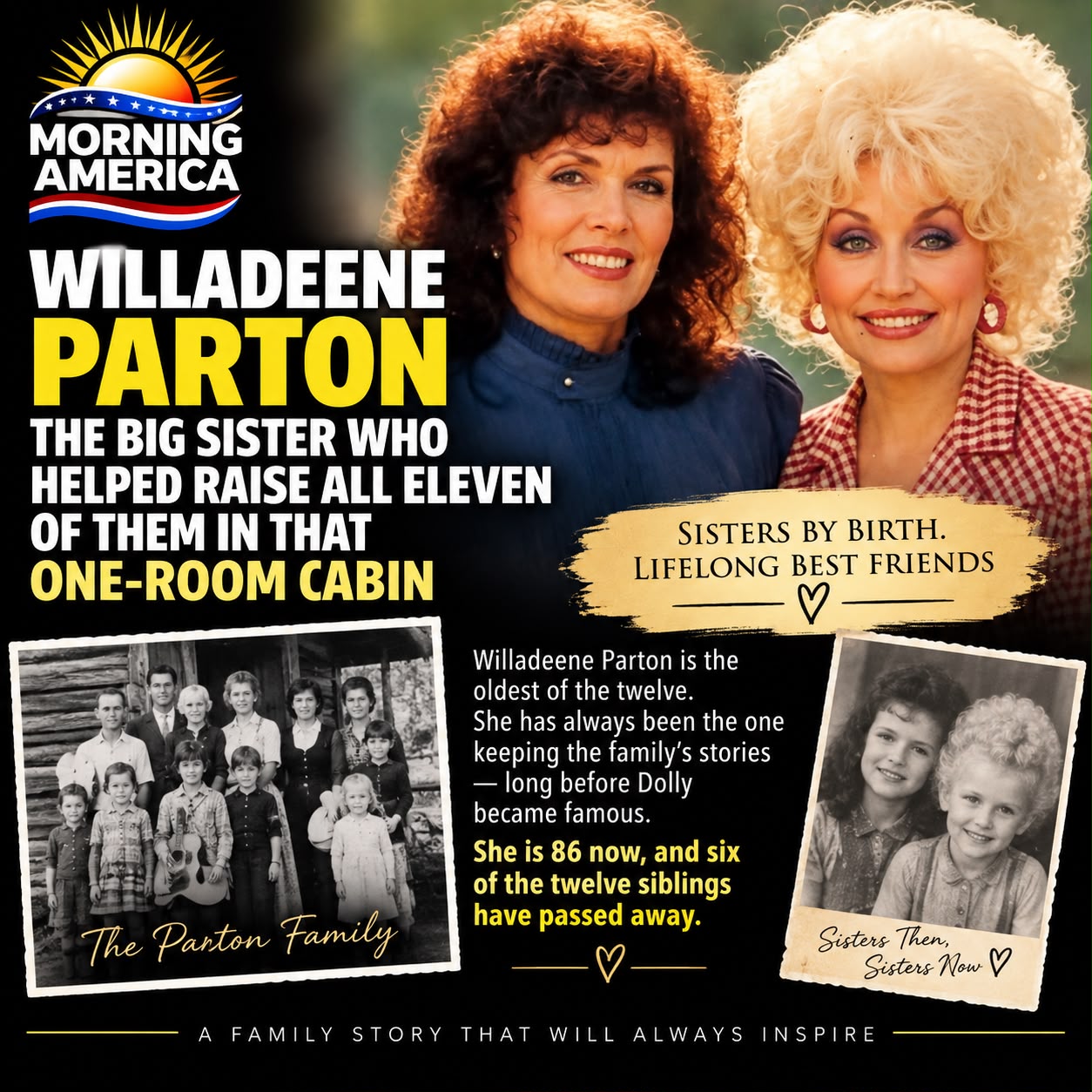 Willadeene Parton: The Eldest Sister Who Helped Care for Dolly and the Remarkable Parton Family