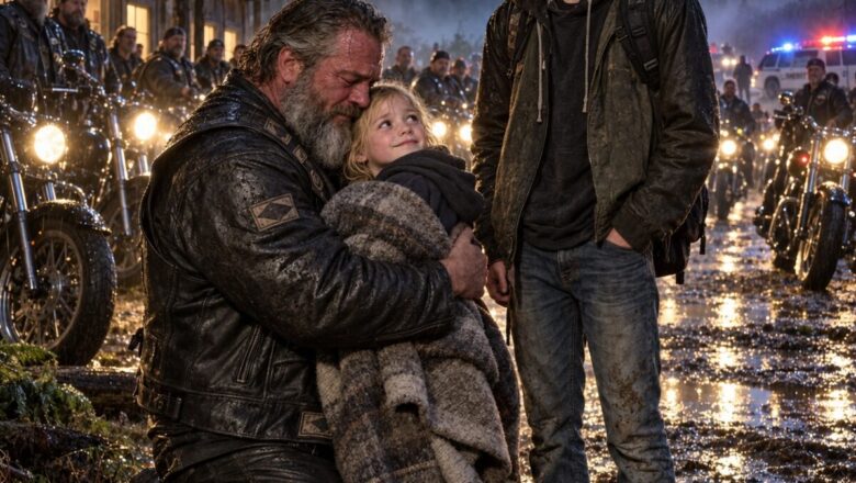 I WAS FIFTEEN AND SLEEPING IN THE WOODS WHEN I FOUND A SIX-YEAR-OLD GIRL HIDING FROM HER KIDNAPPERS – I DIDN’T KNOW HER FATHER LED THE MOST FEARED BIKER CLUB IN THE COUNTY, OR THAT ONE PHONE CALL WOULD SEND HUNDREDS OF MOTORCYCLES INTO THE STORM