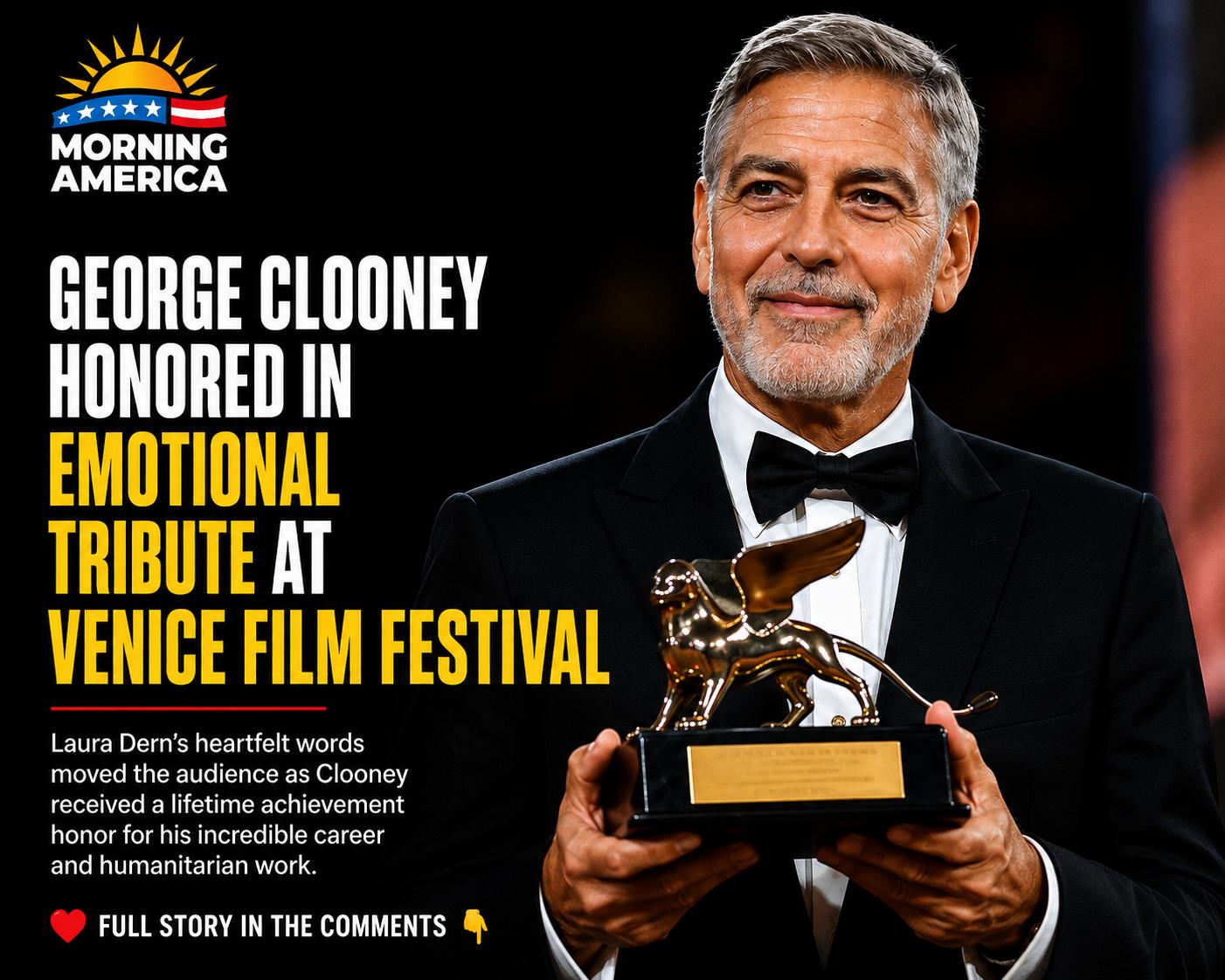 George Clooney Honored With Lifetime Achievement Award in Emotional Venice Moment George Clooney Honored With Lifetime Achievement Award in Emotional Venice Moment