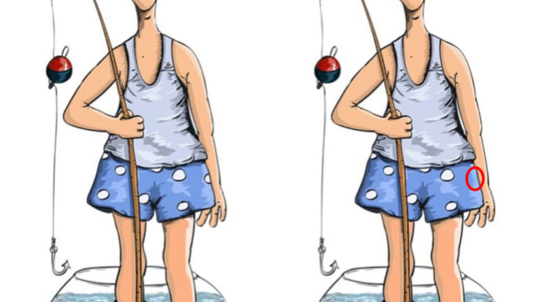 Find 1 Difference: The Funny Fisherman Challenge!